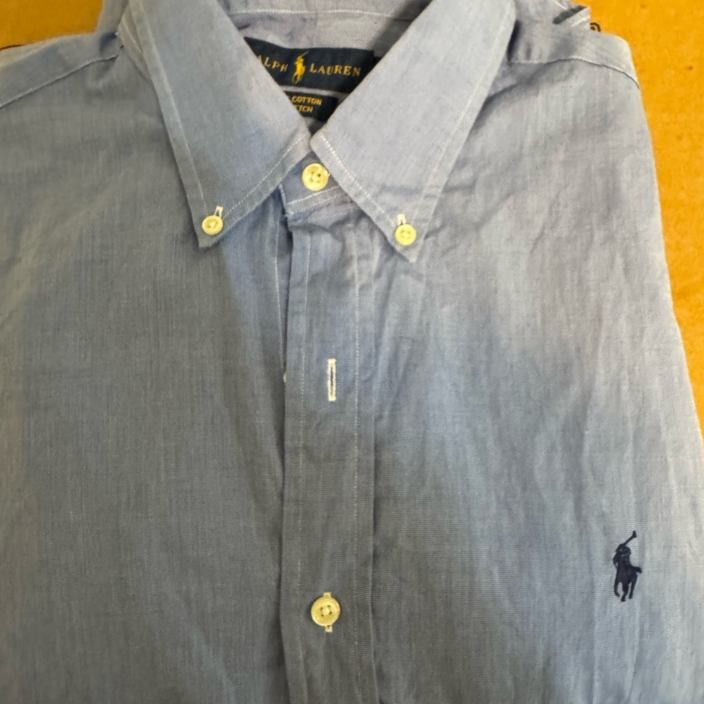 Ralph Lauren Light Blue button up Stretch Shirt